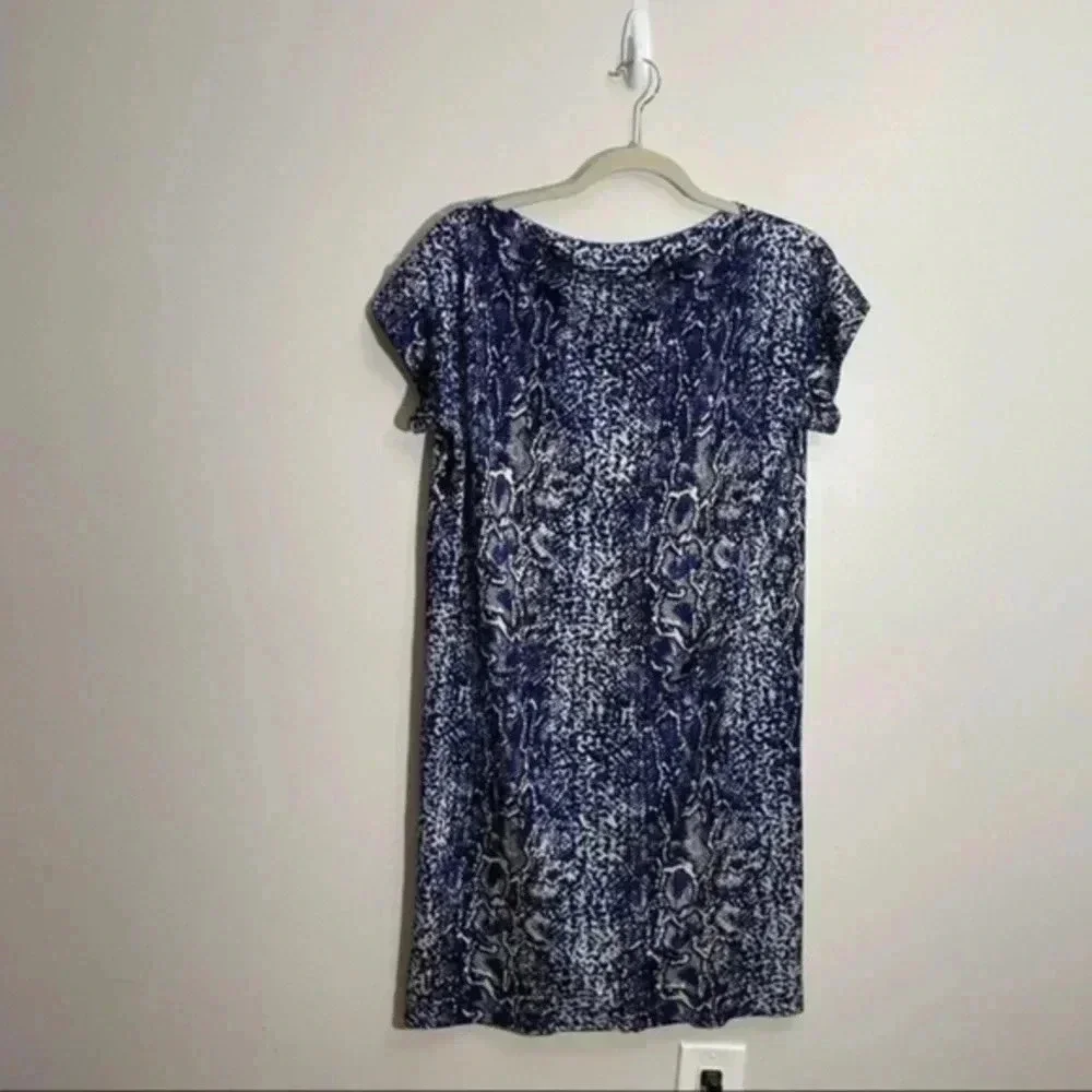 Tory Burch silk python snake print dress Small
